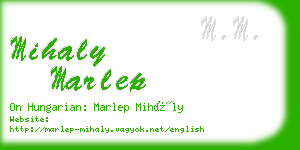 mihaly marlep business card
